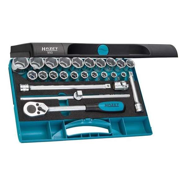 "Dopsleutelset 1/2" 25-dlg. 900 Hazet" "Dopsleutelset 1/2" 25-dlg. 900 Hazet"