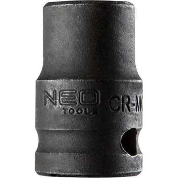Neo Tools Krachtdop 13mm 1/2 Aansluiting CrMo Staal 38mm Hoog DIN 3129 TUV M+T