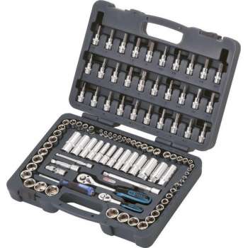 KS Tools - chromeplus - dopsleutelset 1/4"+3/8" - 99 delig - model 918.0699