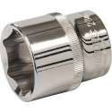 Silverline 1/2" metrische dop