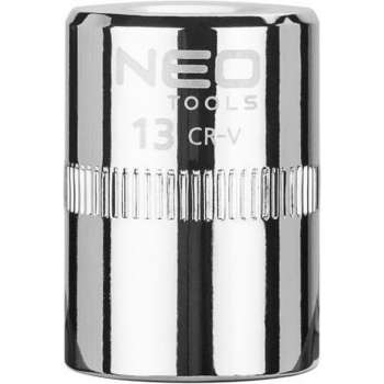 NEO Zeskant Dop 13 mm, 1/4" aansluiting