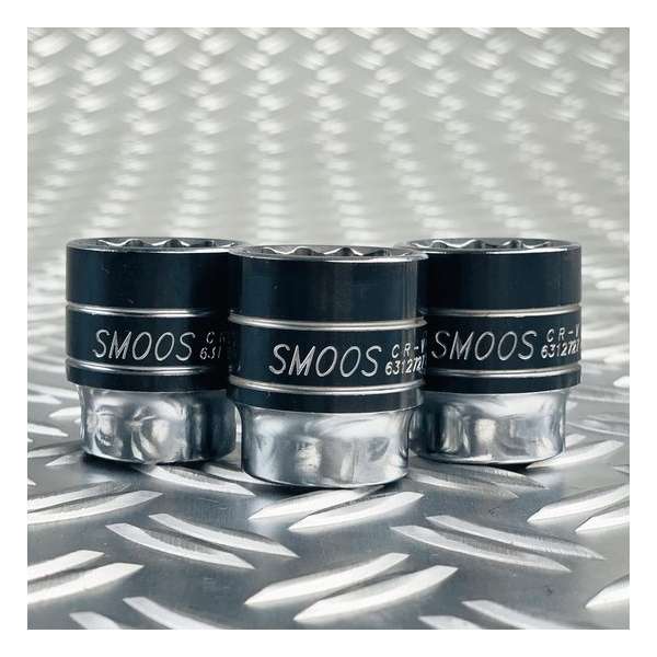 Smoos® Losse 12-kants dop 23 mm met 1/2 opname - 3 stuks Smoos® Losse 12-kants dop 23 mm met 1/2 opname - 3 stuks