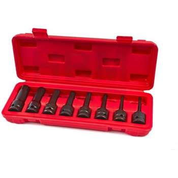 8 Delige Lange Inbus Krachtdoppenset met 1/2" Opname for pro's
