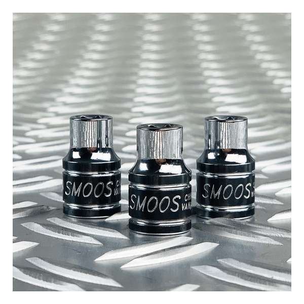 Smoos® Losse Engelse dop 1/4 inch 6-kants met 3/8 opname - 3 stuks Smoos® Losse Engelse dop 1/4 inch 6-kants met 3/8 opname - 3 stuks