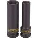 Huvema 1/2'' Zeskants vlakke slagmoerdop-lang PAC4458530