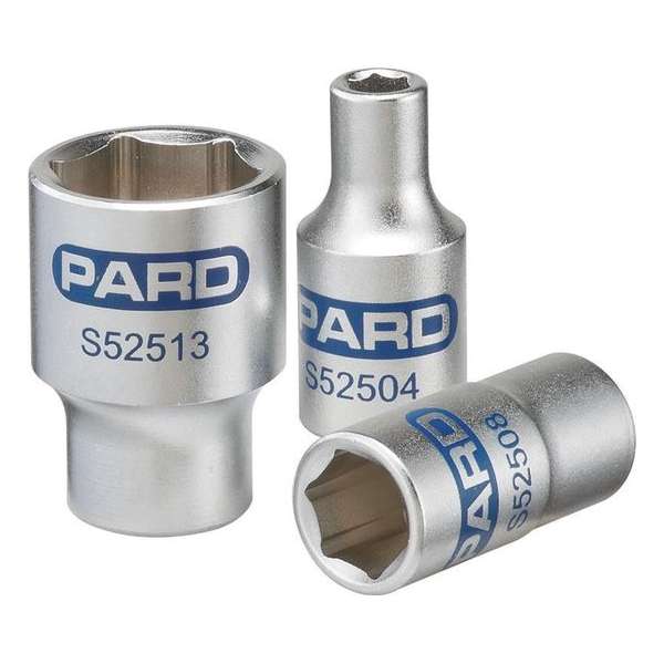 1/4'' Zeskants vlakke dop PAS52505