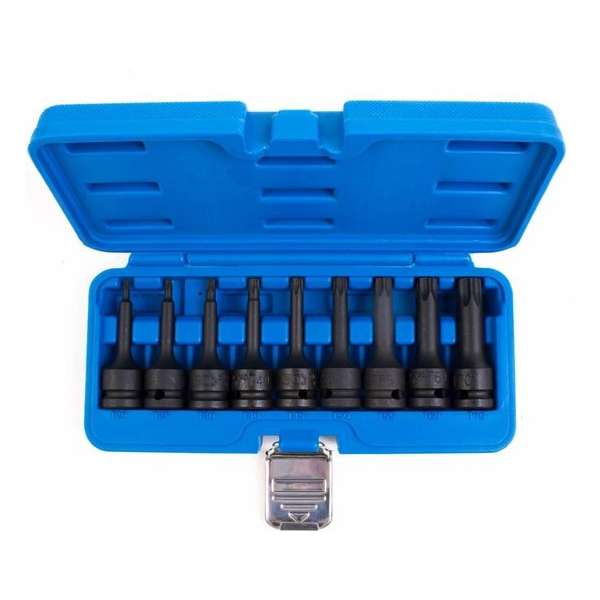 BGS Krachtdoppenset - 9-delig - Torx - Chroom-molybdeen dopsleutels BGS Krachtdoppenset - 9-delig - Torx - Chroom-molybdeen dopsleutels