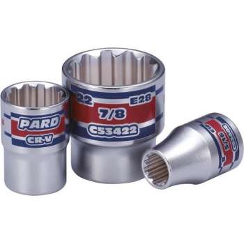 3/8'' 12-kants MIT dop PAC53412