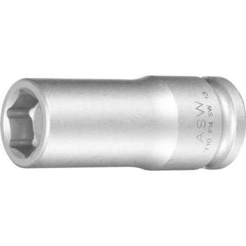 "Krachtdopsleutel 3/8" 13mm veermag. lang ASW"