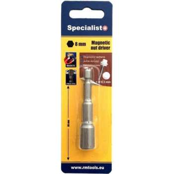 (3 stuk) Specialist+ Magnetische doppen 8mm x 65mm lang