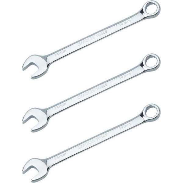 Datona® Ring-steeksleutel 14 mm - 3 stuks Datona® Ring-steeksleutel 14 mm - 3 stuks