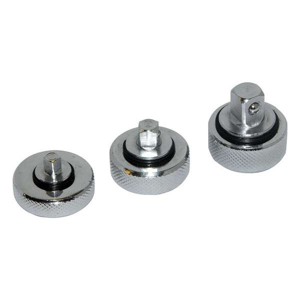 "Silverline 3-delige handratel set 1/4, 3/8 en 1/2"" "Silverline 3-delige handratel set 1/4, 3/8 en 1/2""
