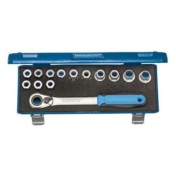 Dopsleutelset 1/2? 14-dlg. 19 SKU-20 Gedore Dopsleutelset 1/2? 14-dlg. 19 SKU-20 Gedore