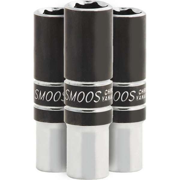 Smoos® Losse dop 24 mm extra lang met 3/8 opname - 3 stuks Smoos® Losse dop 24 mm extra lang met 3/8 opname - 3 stuks