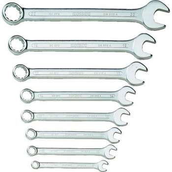 Ironside Ring /steeksleutelset 8-delig 8-22mm