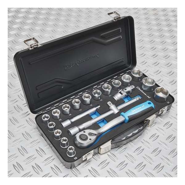 Datona® Dopsleutelset Datona 10 t/m 32mm met 1/2 ratel Datona® Dopsleutelset Datona 10 t/m 32mm met 1/2 ratel