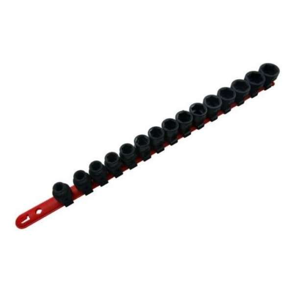 Krachtdoppenset 6-kant 1/2" 10 t/m 24 mm 15-delig Krachtdoppenset 6-kant 1/2" 10 t/m 24 mm 15-delig