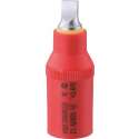 Huvema 3/8'' Platte dop/bit, geïsoleerd 1000V PA33308N