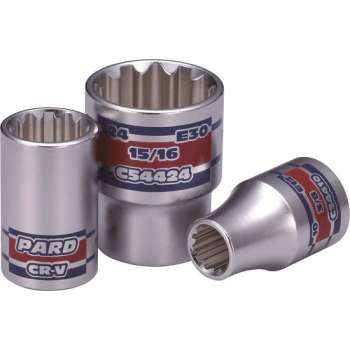 Huvema 1/2'' 12-kants MIT dop PAC54424