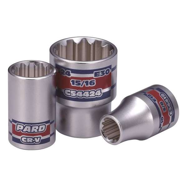 Huvema 1/2'' 12-kants MIT dop PAC54424 Huvema 1/2'' 12-kants MIT dop PAC54424