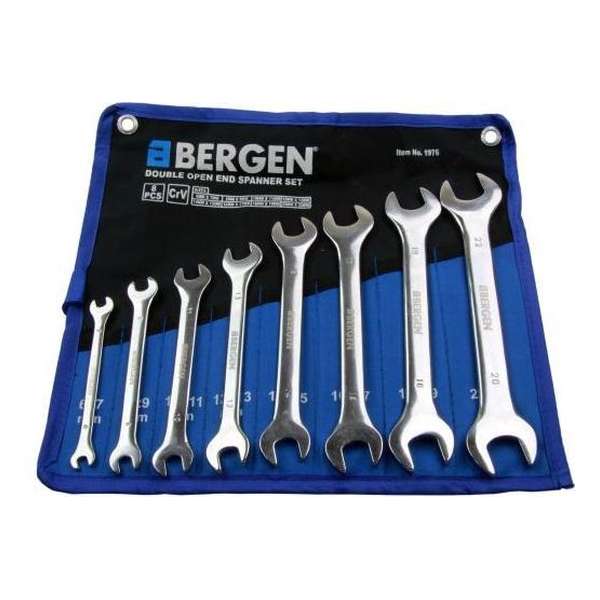 Steeksleutelset 6-22 mm 8-delig Steeksleutelset 6-22 mm 8-delig