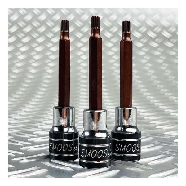Smoos® Losse meertand Triple square dop M5 met 1/2 opname - 3 stuks Smoos® Losse meertand Triple square dop M5 met 1/2 opname - 3 stuks