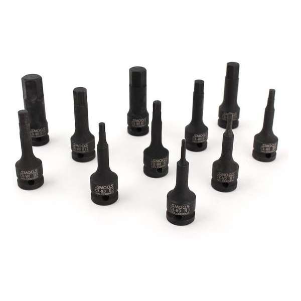Smoos® 11-delige inbus krachtdoppen set 1/2 opname Smoos® 11-delige inbus krachtdoppen set 1/2 opname