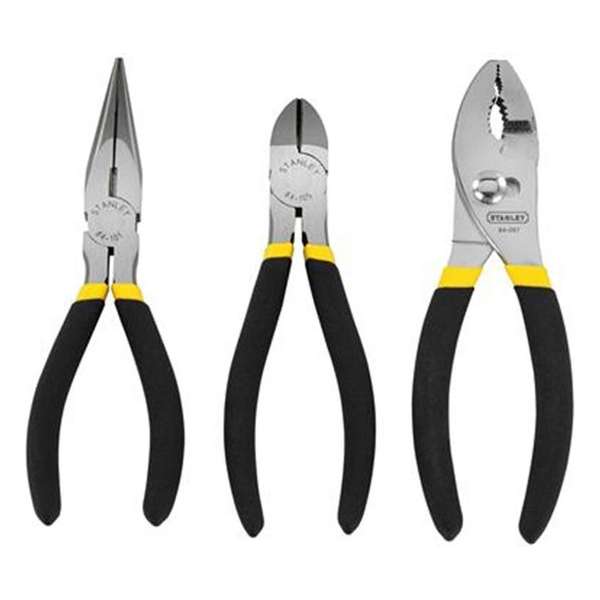 STANLEY 0-84-114 Tangenset - 3-delig STANLEY 0-84-114 Tangenset - 3-delig