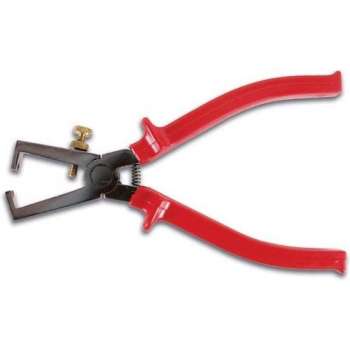 Velleman Striptang Regelbaar Verchroomd 0,2 - 3 Mm Staal Rood