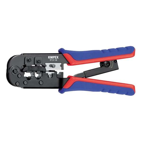 Knipex 975110 Krimptang voor Westernstekkers - 190mm Knipex 975110 Krimptang voor Westernstekkers - 190mm