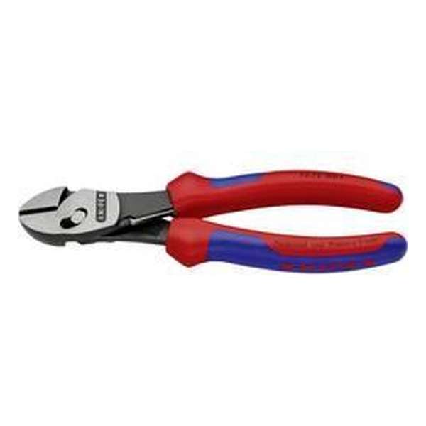 Knipex TwinForce 73 72 180 F Werkplaats Kracht-zijsnijtang Met facet 180 mm Knipex TwinForce 73 72 180 F Werkplaats Kracht-zijsnijtang Met facet 180 mm
