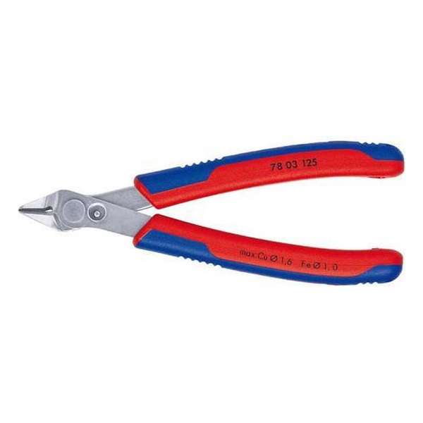 Knipex 76 22 125 Elektronica en fijnmechanica Zijkniptang Zonder facet 125 mm Knipex 76 22 125 Elektronica en fijnmechanica Zijkniptang Zonder facet 125 mm