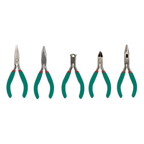 Set Van 5 Precisietangen Set Van 5 Precisietangen