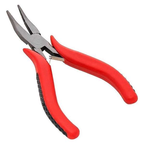 Precisie Tang Mini Gebogen Bek 125mm Precisie Tang Mini Gebogen Bek 125mm