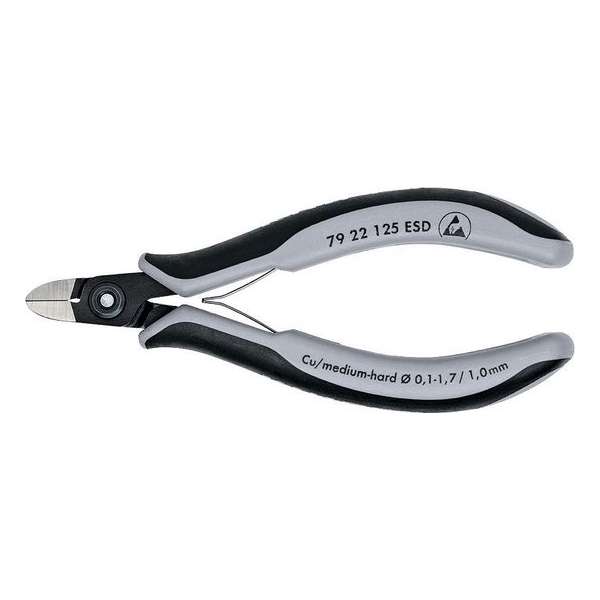 Knipex 79 22 125 ESD ESD Zijkniptang Zonder facet 125 mm