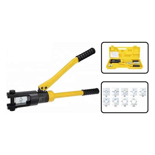 Hydraulische Kabelschoen Perstang 16-240 mm² - Kabeloog - Heavy Duty - Kabelschoentang Hydraulische Kabelschoen Perstang 16-240 mm² - Kabeloog - Heavy Duty - Kabelschoentang