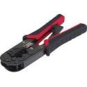 TOOLCRAFT TO-6850977 Krimp- en isoleertang Modulaire stekkers (western) Incl. striptang RJ11, RJ12, RJ45