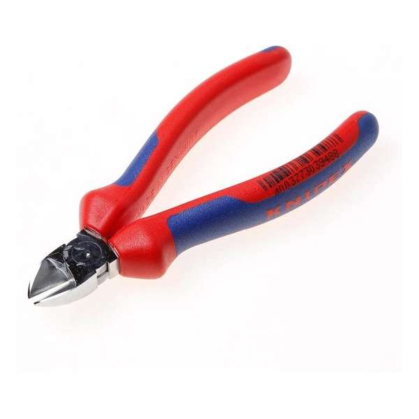 Knipex Zijsnijtang verchroomd comfort 140mm Knipex Zijsnijtang verchroomd comfort 140mm