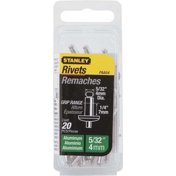 Stanley Popnagels 4X12mm -15 stuks Stanley Popnagels 4X12mm -15 stuks