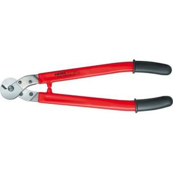 Knipex 95 77 600 Draadkabelschaar Geschikt voor (striptechniek) Alu- en koperkabel, een- en meerdraads 14 mm 150 mm² 0