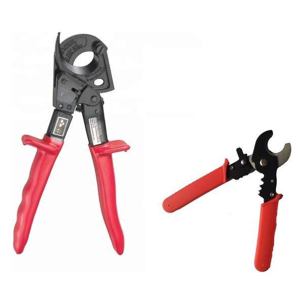 Tangenset Ratel Kabelschaar Tot 240mm² + Handige Kniptang Tot 35mm² - Rateltang - Kabelkniptang Tangenset Ratel Kabelschaar Tot 240mm² + Handige Kniptang Tot 35mm² - Rateltang - Kabelkniptang