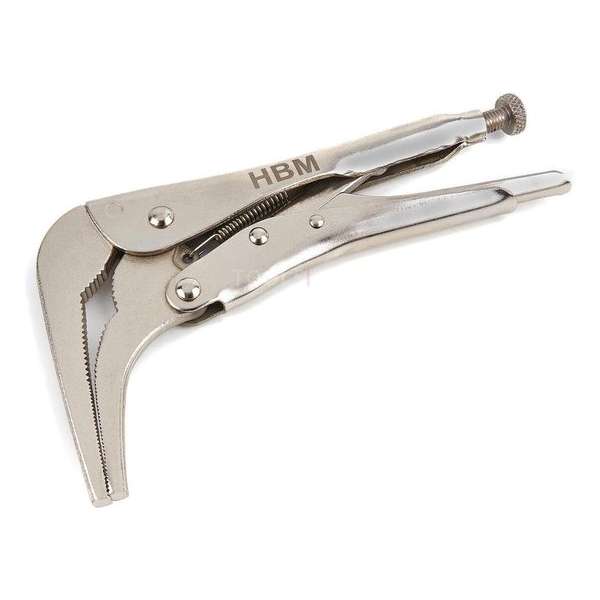 HBM 180 mm Haakse Griptang Met Lange Bek HBM 180 mm Haakse Griptang Met Lange Bek