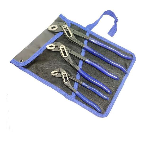 3 Delig CR-V Waterpomp tangenset waterpomptang verstelbare tang set 175mm 250 en 300mm 3 Delig CR-V Waterpomp tangenset waterpomptang verstelbare tang set 175mm 250 en 300mm