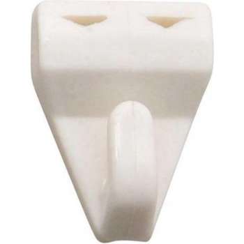 Verlofix Gipsplaathaak Met V-nagel Wit 7 Stuks