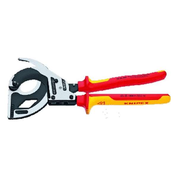 Kabelkniptang ratel 320mm VDE 2c-gr. Knipex Kabelkniptang ratel 320mm VDE 2c-gr. Knipex
