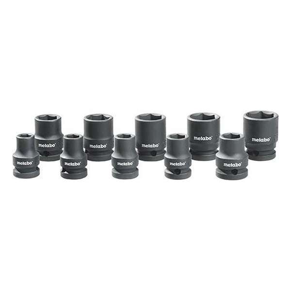 Metabo 628831000 10-delige Dopsleutelset - Slagvast - 1/2" Metabo 628831000 10-delige Dopsleutelset - Slagvast - 1/2"