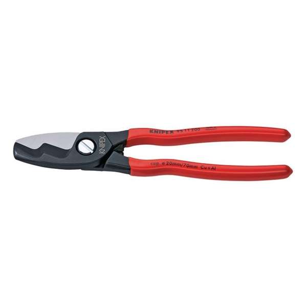 Knipex 9511200 Kabelschaar met dubbele snijkanten - 200mm Knipex 9511200 Kabelschaar met dubbele snijkanten - 200mm