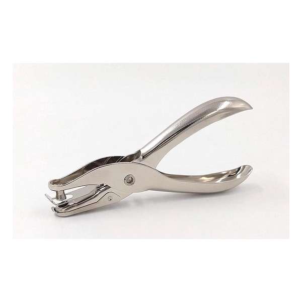 Metalen kniptang / keuringstang voor rond gat van 6 mm Metalen kniptang / keuringstang voor rond gat van 6 mm