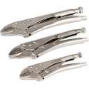 Silverline Zelf-Vergrendelende Griptangen Set - 130, 170, 210mm. - 3 Delig
