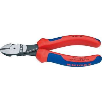 Knipex 74 12 160 Werkplaats Kracht-zijsnijtang Met facet 160 mm
